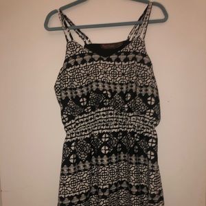 Black and white dress